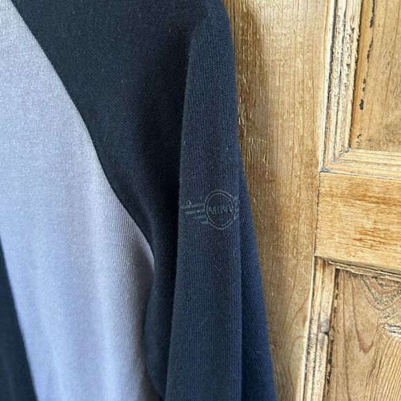 Mini‎ Cooper Black Gray Pullover Sweatershirt Colorblock S / M (READ!) - Picture 5 of 11